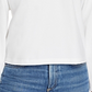 Eileen Fisher Women's Organic Cotton Stretch Jersey Hooded Box Top White Size Large