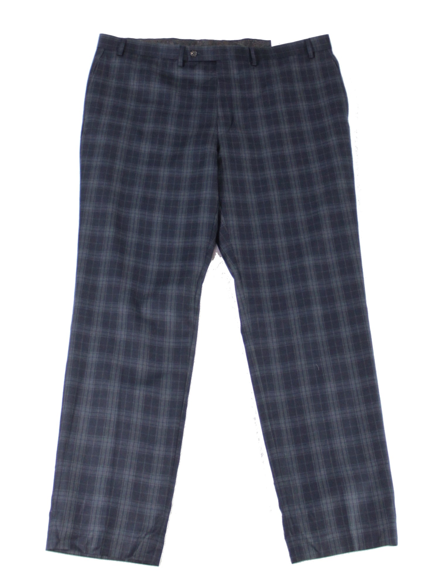 Lauren Ralph Lauren Men's Plaid Stretch Dress Pants Navy Size 34X34