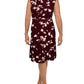 Ralph Lauren Women's Floral Pleated Jersey Dress White Size 16