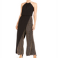 PISARRO NIGHTS Women's  Sleeveless Wide Leg Party Jumpsuit Petites Black Size 14 P
