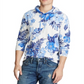 Polo Ralph Lauren Men's Cotton Floral Print Hoodie Blue Size XS