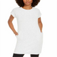 Ideology Women's Short Sleeve Tunic Gray Size XL