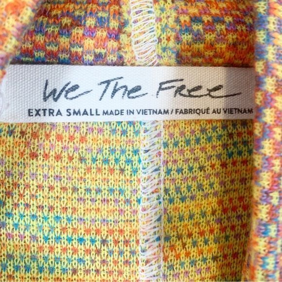 We the Free Women's Sunny Days Knit Oversized Turtleneck Sweater Orange Size XS