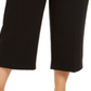 Alfani Women's Plus Size Belted Hardware Detail Culotte Pants Deep Black Size 22W