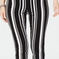 INC Women's Petite Pull-on Striped Pants  Urban Jungle Black Size 16 P