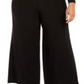 ADRIANNA PAPELL Women's Long Sleeve Wide Leg Evening Jumpsuit Plus Black Size 24W