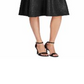 RALPH LAUREN Women's  Sleeveless Jewel Neck Below the Knee Evening Fit + Flare Dress Black Size 12