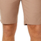 Alfani Men's AlfaTech Stretch Waistband 9 Shorts Brown Stone Beige Size 40