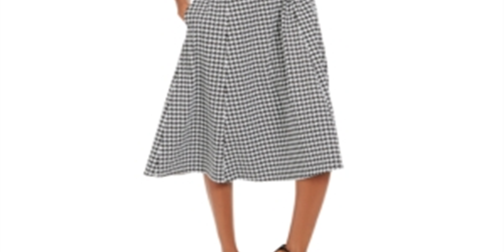 Calvin Klein Women's Belted MIDI Dress Gray Size 14