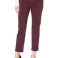 RALPH LAUREN Women's  Ankle Straight Leg Jeans Burgundy Size 10