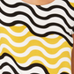 Alfani Women's Patterned Short Sleeve Jewel Neck Top Yellow Size PM