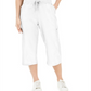 Karen Scott Women's Knit Capri Pants White Size Small