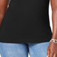 Karen Scott Women's Cotton Studded Tank Top  - Deep Black Size M