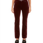 Charter Club Women's Velveteen Tummy-Control Ankle Straight Jeans  Deep Cherrywood Red Size 8