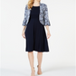 Jessica Howard Petite Printed Jacket Various Blue Size 14 P