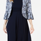 Jessica Howard Petite Printed Jacket Various Blue Size 14 P