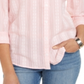Karen Scott Women's Petite Cotton Floral Dobby Shi Coral Topaz PS