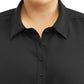 LOVE SQUARED Women's 3/4 Sleeve Knee Length Shirt Dress Black Size 1X