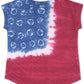 Style & Co Women's Tie Dye Cap Sleeve Crew Neck T-Shirt Blue Size XX-Large