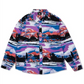 Lrg Men's Alpine Divine Flannel Coral Multi Blue Size XL