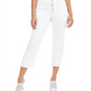 INC Women's Double-Hem Cropped Straight-Leg Jeans  White Size 18
