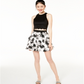 Speechless Junior's 2 Pc Scalloped & Floral Dress White Size 7