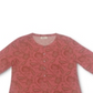Style & Co Women's Printed Henley Shirt Red Size XX-Large