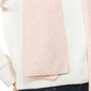 Style & Co Women's Rib Solid Scarf with Lurex Pink One Size