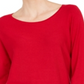 JM Collection Women's  Studded Dolman-Sleeve Sweater  - New Red Amore Size Medium