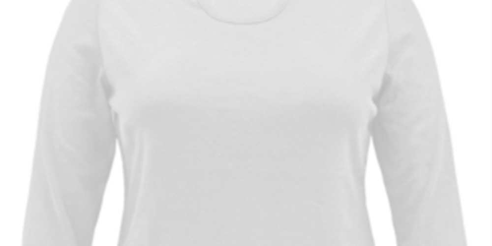 Karen Scott Women's Cutout Boatneck T-Shirt White Size Large