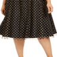 Calvin Klein Women's  Plus Size Clip-Dot Dress Black Size 18W