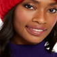 INC International Concepts Women's Chenille Striped Multi Pom Beanie Hat Red Size Regular
