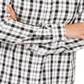 Charter Club Women's Cotton Plaid Shirt White Size Large
