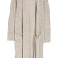 Eileen Fisher Women's Plus Long Linen Cardigan Beige Size 2X