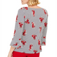 Charter Club Women's Petite Floral-Striped Ruffled-Sleeve Top  White Size Petite XL