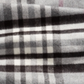 V. Fraas Men's Plaid Fringe Rectangle Scarf Gray One Size