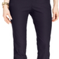 Charter Club Women's  Petite Cambridge Tummy-Control Slim-Leg Pants  - Region Green Green Size 8 P