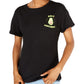 Rebellious One Women's Juniors Holy Guacamole T-Shirt Cotton Graphic Black Size Large