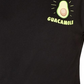 Rebellious One Women's Juniors Holy Guacamole T-Shirt Cotton Graphic Black Size Large