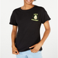 Rebellious One Women's Juniors Holy Guacamole T-Shirt Cotton Graphic Black Size Large