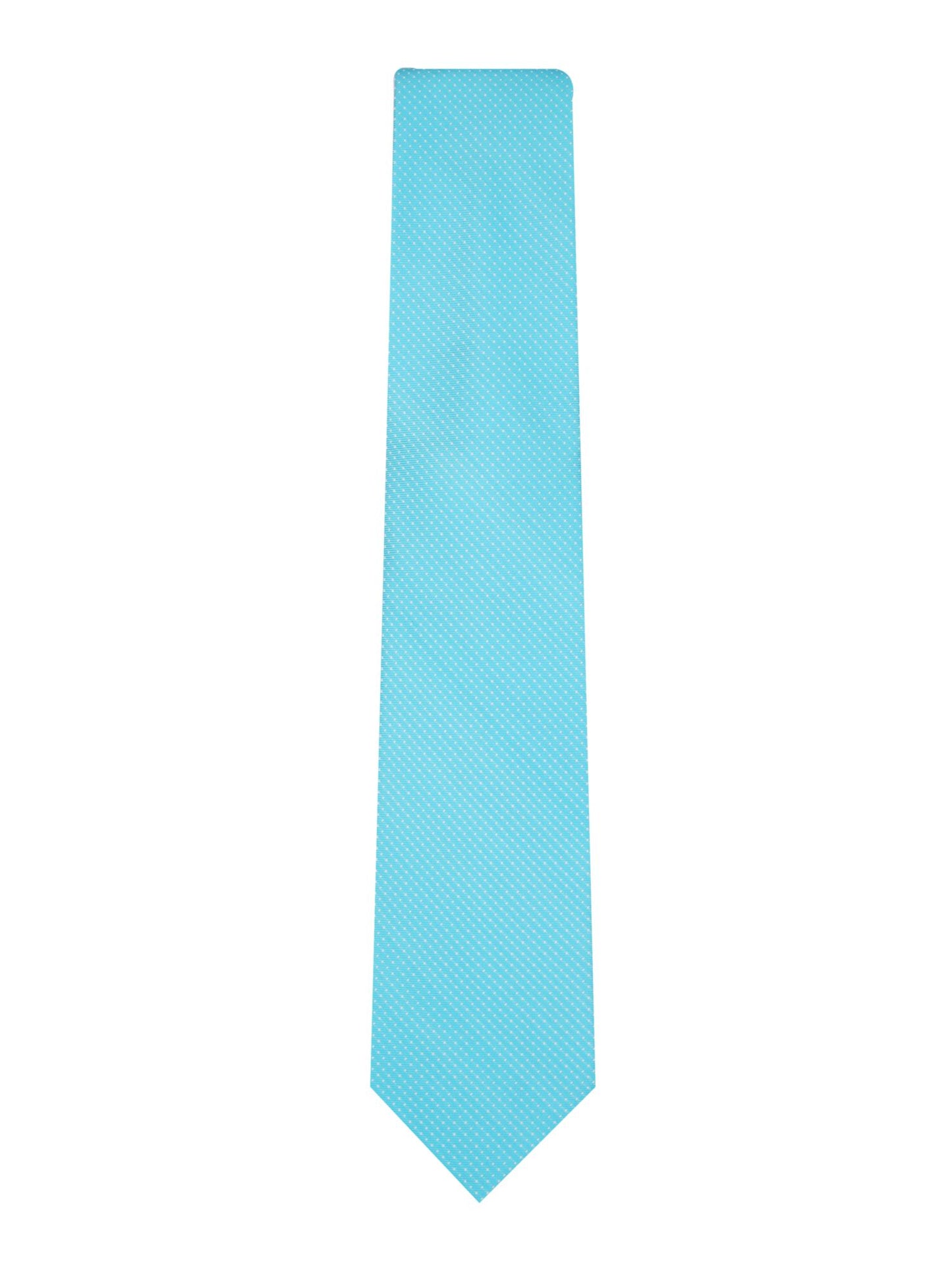 Club Room Men's Locklin Silk Blend Micro Dot Neck Tie  Blue One Size