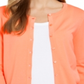 Charter Club Women's Long-Sleeve Button-Front Cardigan  Pink Size XL