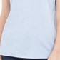 Karen Scott Women's Keyhole T-Shirt  Blue Size Small
