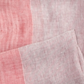 Polo Ralph Lauren Women's Rectangle Scarf Linen Striped Red  One Size