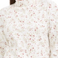 Karen Scott Women's Printed Turtleneck Top White Size Small