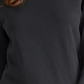 Rachel Rachel Roy Women's Marina Heathered Snap Sleeve Sweatshirt Black Size XL