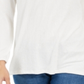 Style & Co Women's Crochet-Yoke Top  Warm Ivory Size 2XL