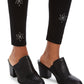 Style & Co Women's Snowflake Stud Leggings Black X-Small
