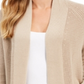 Charter Club Women's Open-Front Cardigan  Vintage Rose Brown Size 2XL