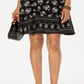 Style & Co Women's Floral Print Crisscross Dress Black Size -Petite XL